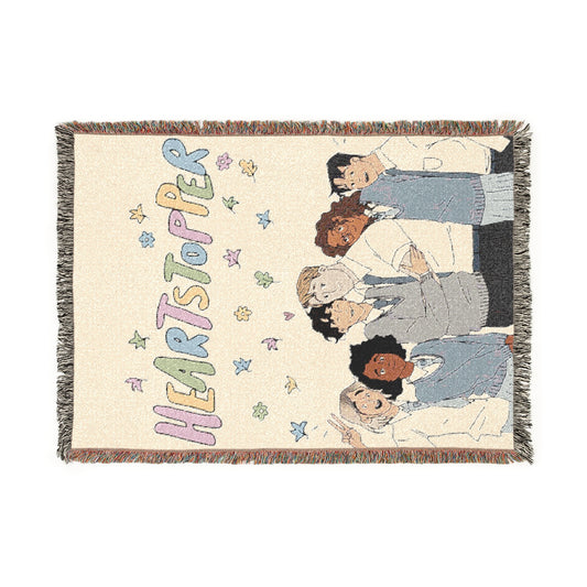 Cozy Woven Blanket for Heartstopper Fans, Perfect Gift for Home Decor, Cozy Nights, Valentine's Day, Birthday, Kids Room